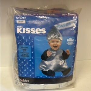 Rubies Silver Hershey’s Kisses Baby Costume NWT